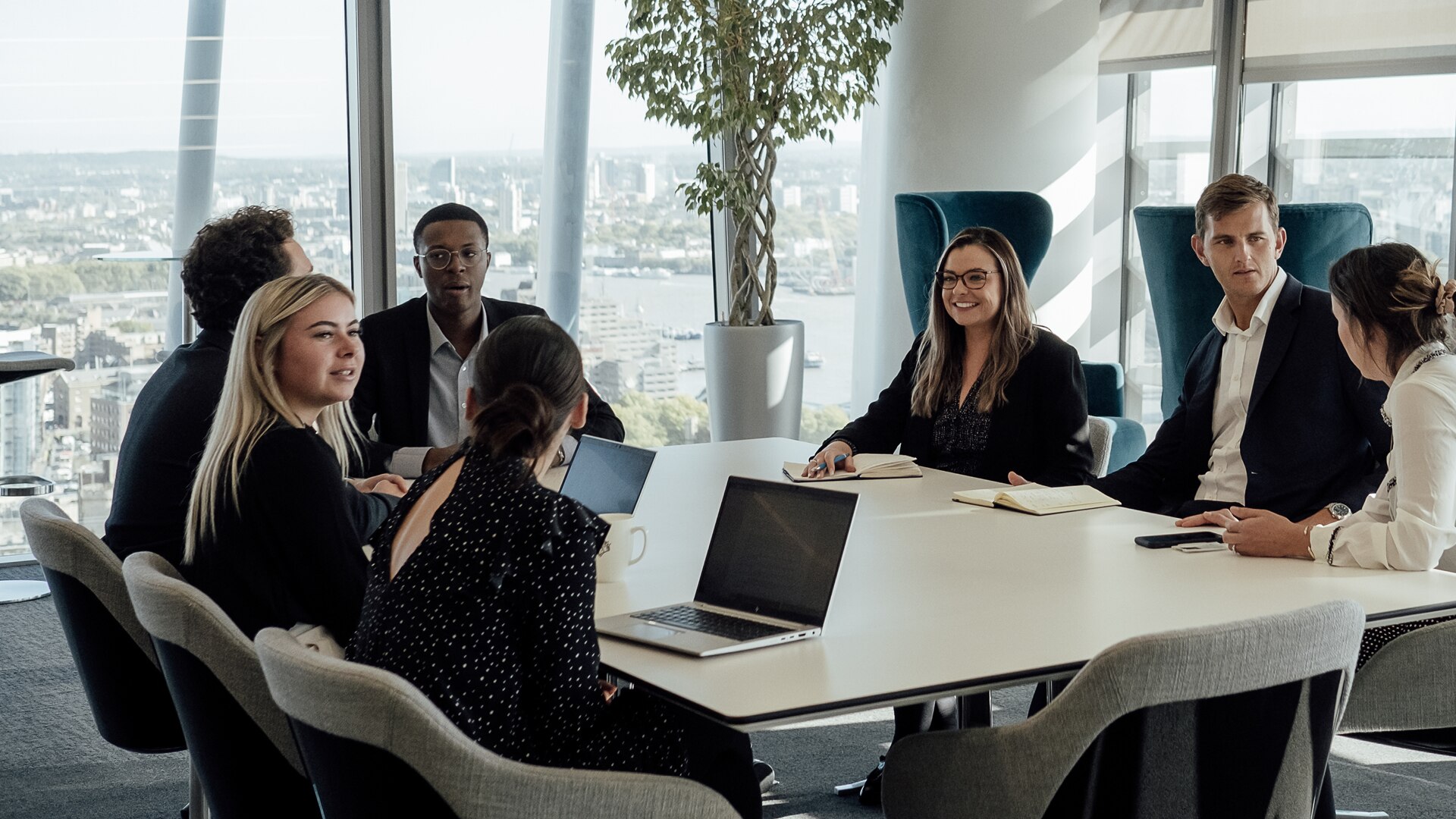 Team having a meeting